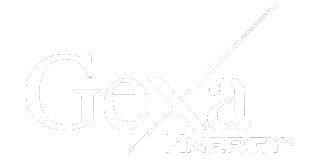 white gexa energy logo